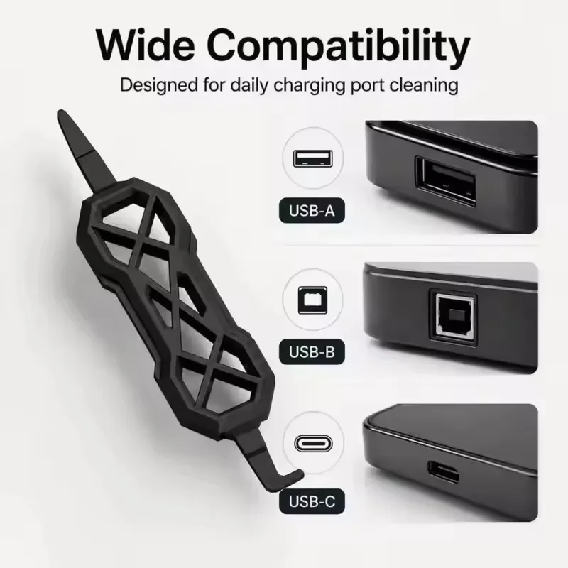 1/10個入り 3Dプリント製 ポータブル充電ポートクリーナ - Heels のレビューと価格