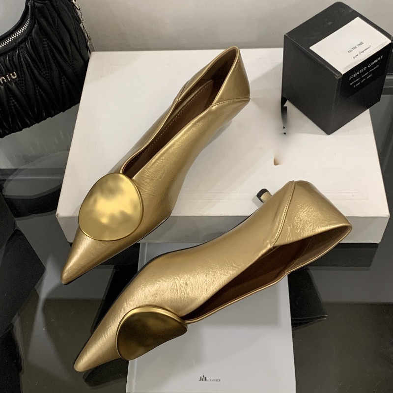 2025年春夏 ポインテッドトゥ スリッポン レディース フ - Sandals のレビューと価格